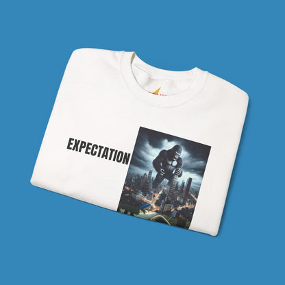 Expectation vs Reality Gorilla Sweatshirt - Unisex Heavy Blend Crewneck